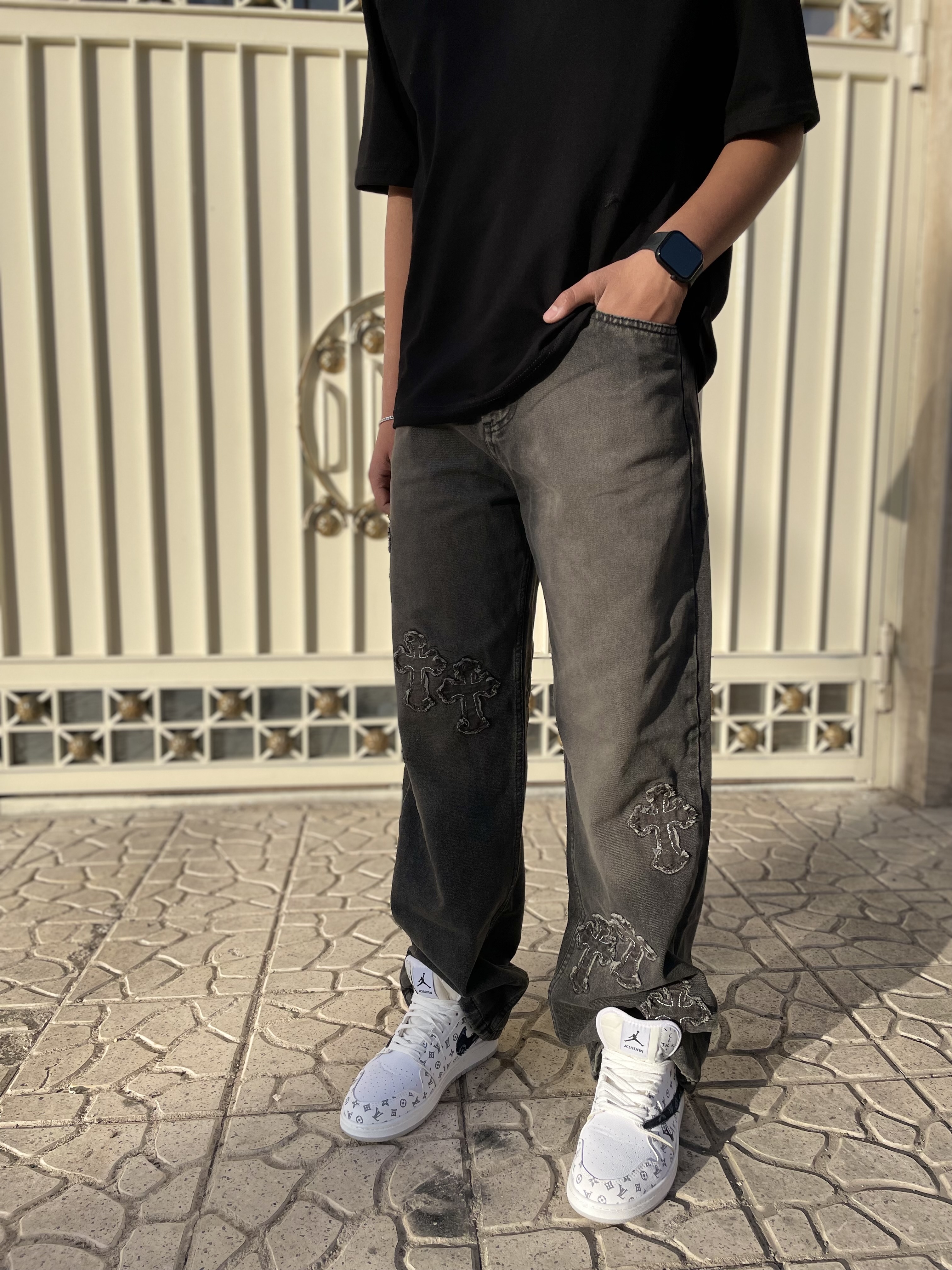 خرید شلوار بگ مردانه کاستوم کروم هارتز | ارسال فوری