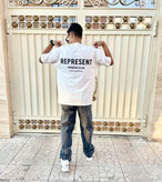 تیشرت پشت چاپ سفید دو نخ | ارسال فوری