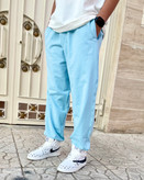 خرید شلوار اسلش جاگر پنبه پاکش رنگ ابی | ارسال فوری