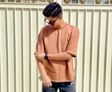 خرید تیشرت بیسیک موکا قهوهای | ارسال فوری